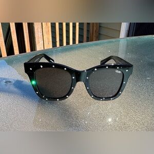 Quay AFTER HOURS RHINESTONE blk/blk •SUPER RARE• Sunglasses
